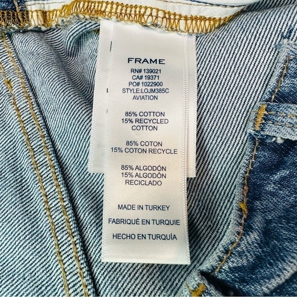 Frame Denim NWT Le Original Jean Mix Cloud in Aviation Size 26 - Picture 13 of 13